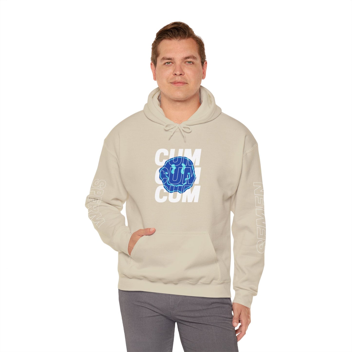 Cum - Hooded Sweatshirt - Randomz