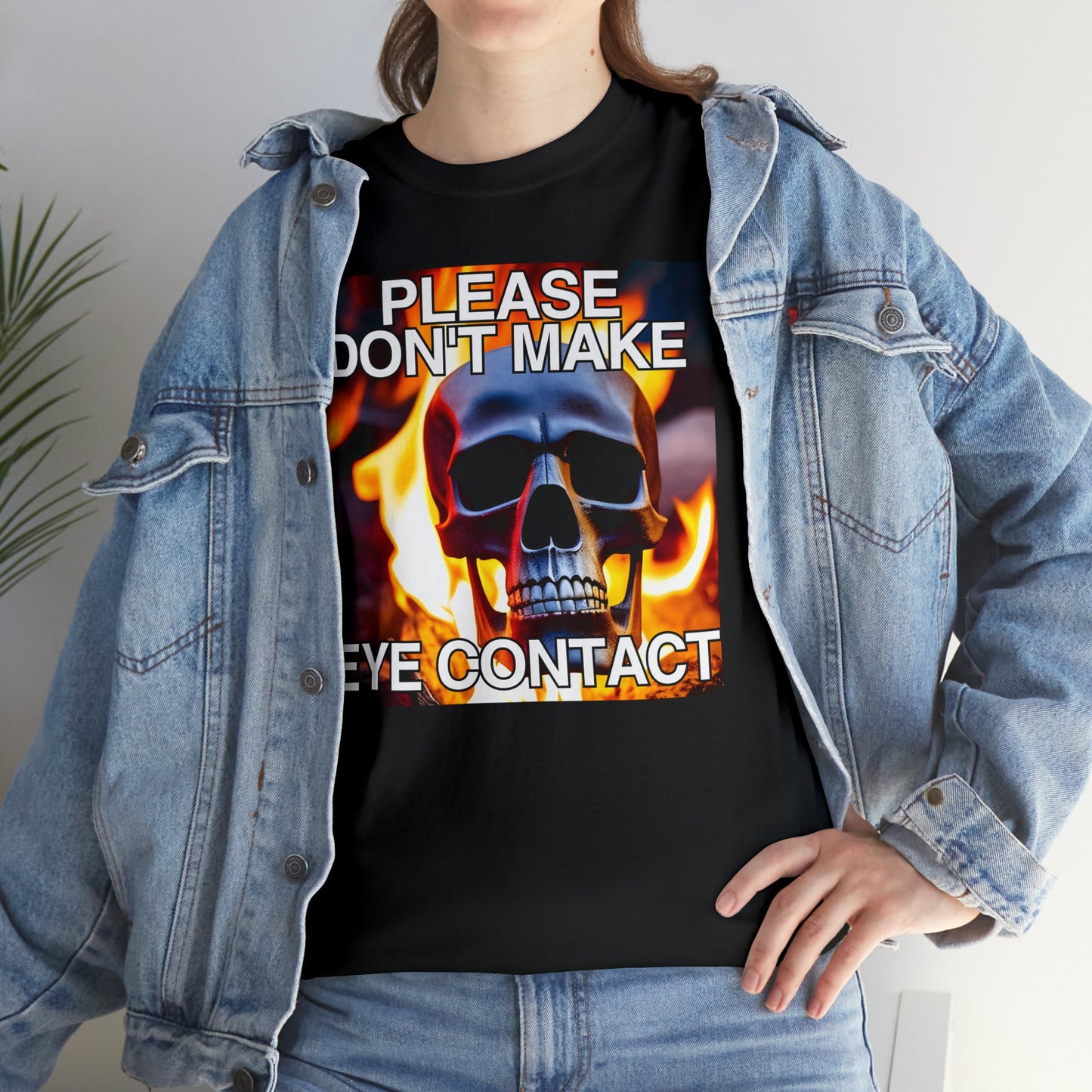 Please Don't Make Eye Contact - Tee - Randomz