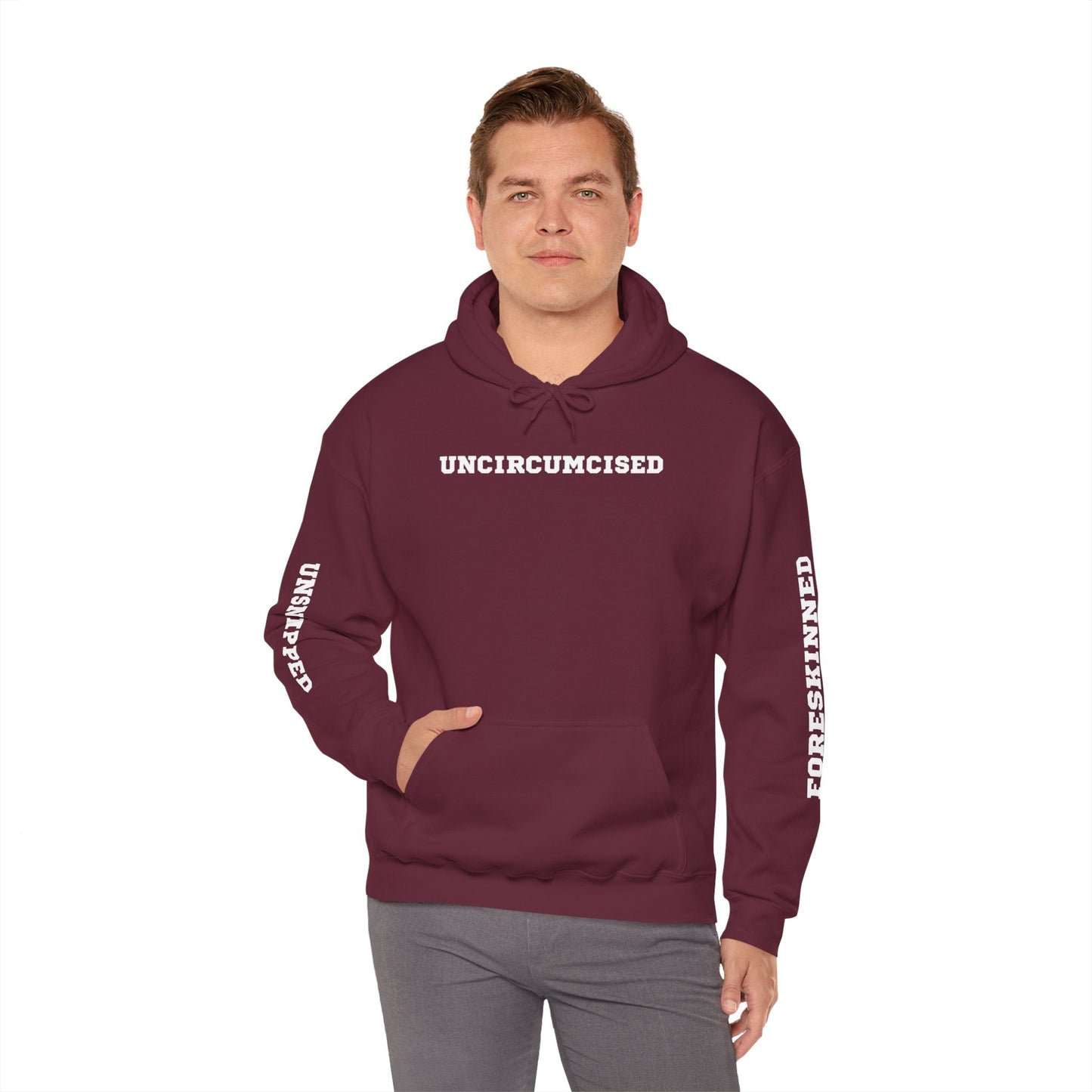 Uncircumcised - Hooded Sweatshirt - Randomz