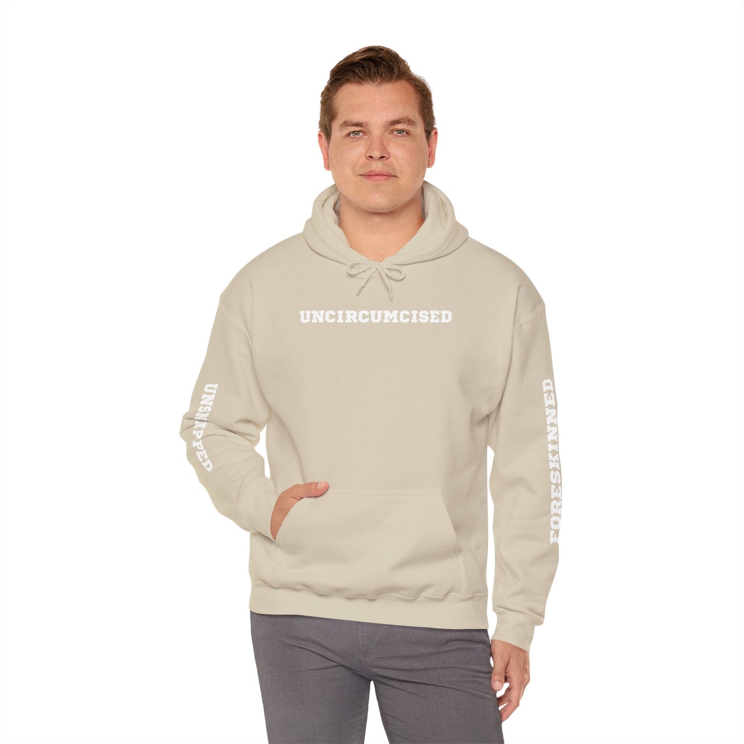 Uncircumcised - Hooded Sweatshirt - Randomz